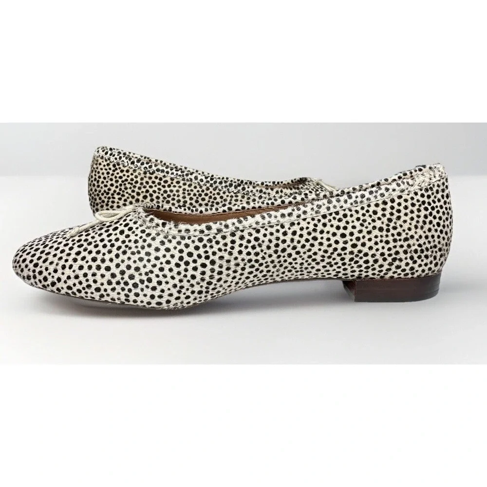 Madewell The Adelle Womens Ballet‎ Flat in Spot Dot Calf Hair Size 7